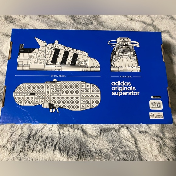 LEGO® Icons adidas Originals Superstar 10282 Building Kit. New Factory Sealed. - Picture 11 of 15